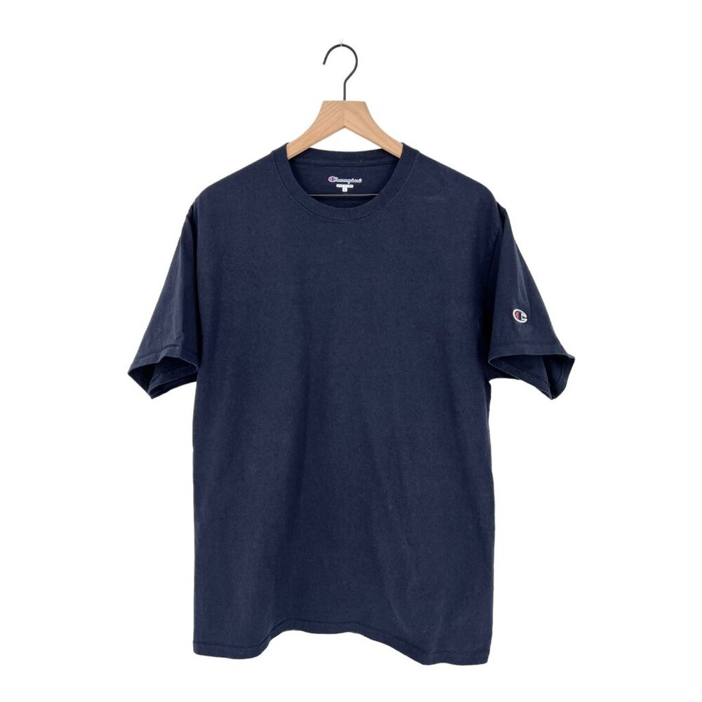 Champion Classic Crewneck Tee w/ Sleeve Logo | Large